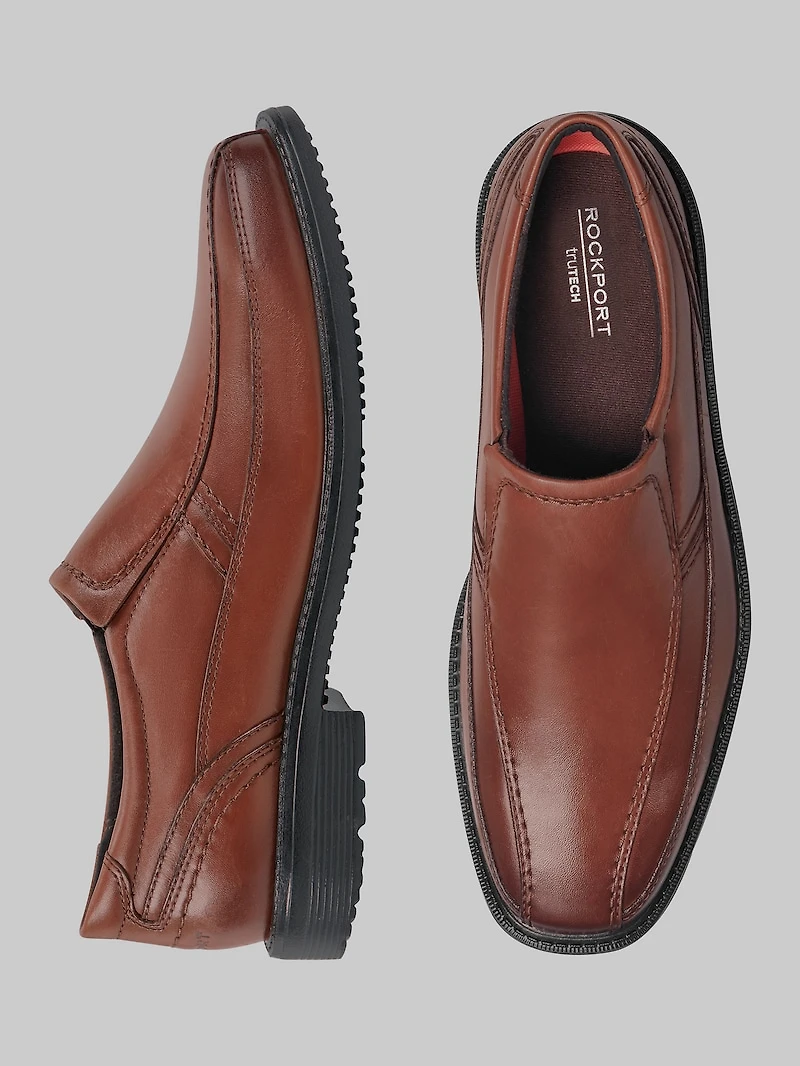 Rockport Men's Style Leader 2 Bike Toe Loafers at Jos. A. Bank, Dark Tan