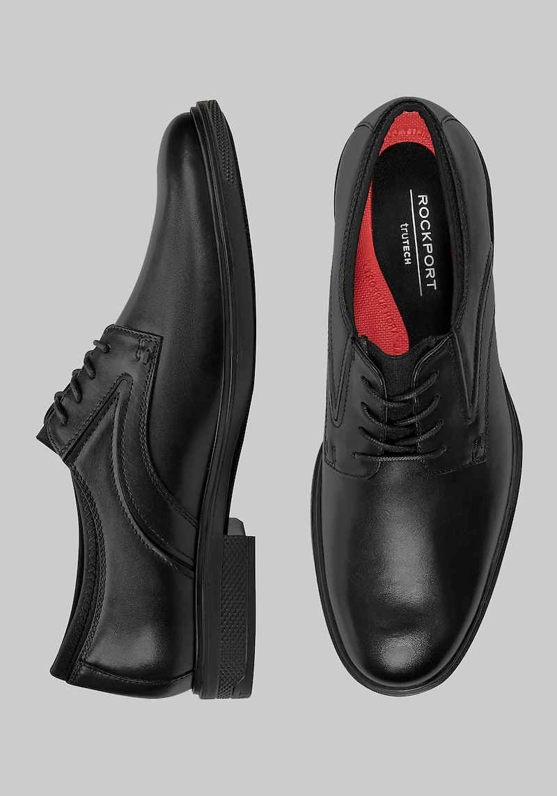 Rockport Men's Keelan Plain Toe Oxfords at Jos. A. Bank, Black