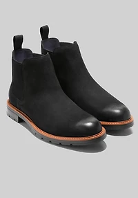Cole Haan Men's Chamberlain Grand Chelsea Boots at Jos. A. Bank, Black Nubuck