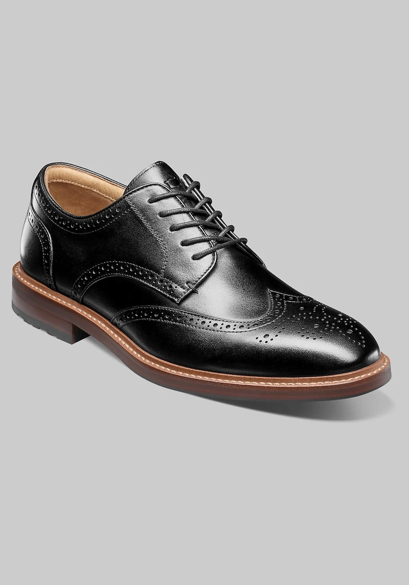 Florsheim Men's Anthem Wingtip Oxfords at Jos. A. Bank, Black