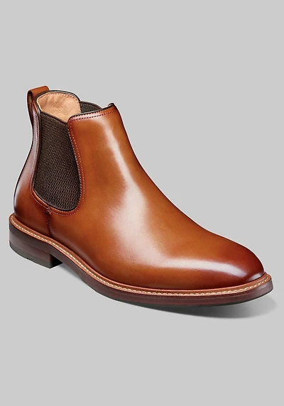 Florsheim Men's Anthem Plain Toe Chelsea Boots at Jos. A. Bank, Saddle Tan