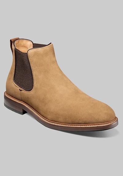 Florsheim Men's Anthem Plain Toe Chelsea Boots at Jos. A. Bank, Brown/Mocha
