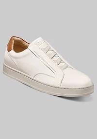 Florsheim Men's Monopoli Elastic Lace-To-Toe Sneakers at Jos. A. Bank, Cream/White