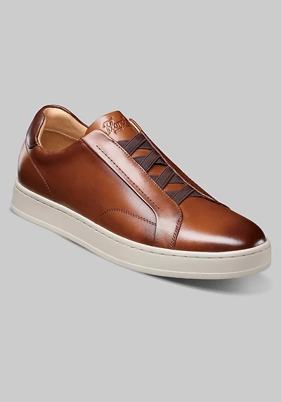 Florsheim Men's Monopoli Elastic Lace-To-Toe Sneakers at Jos. A. Bank, Brown/Cognac Multi