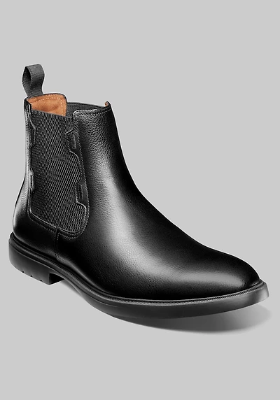 Stacy Adams Men's Townsend Plain Toe Chelsea Boots at Jos. A. Bank, Black Tumbled
