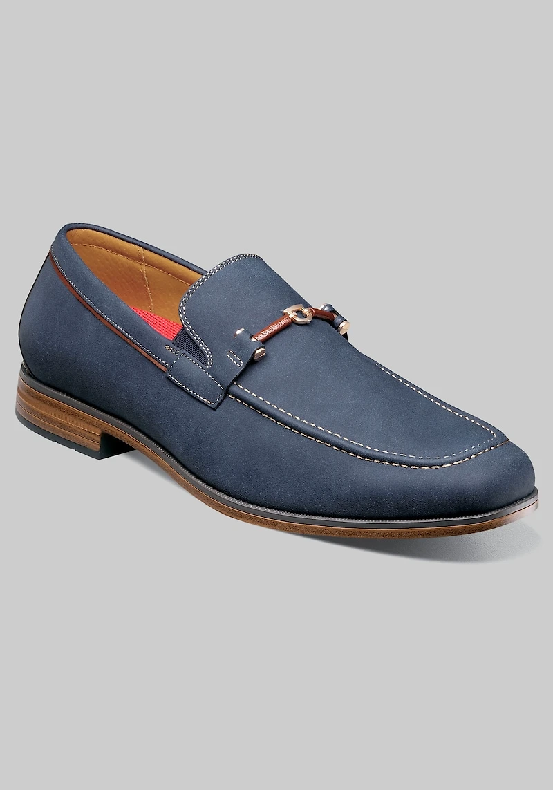 Stacy Adams Men's Richardson Moc Toe Bit Loafers at Jos. A. Bank, Blue/Navy