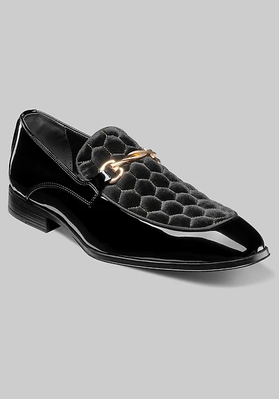 Stacy Adams Men's Brinkley Moc Toe Bit Loafers at Jos. A. Bank, Black