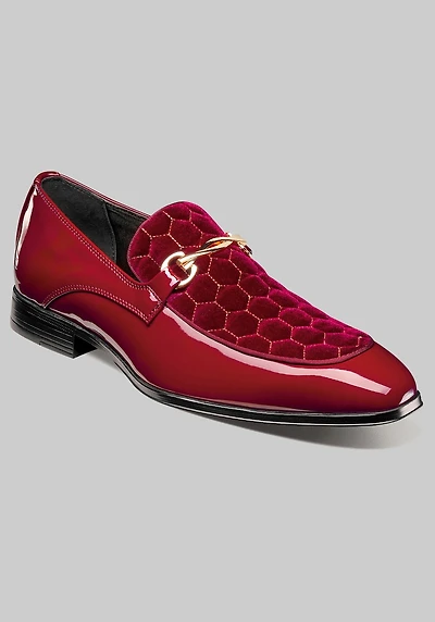 Stacy Adams Men's Brinkley Moc Toe Bit Loafers at Jos. A. Bank, Burgundy