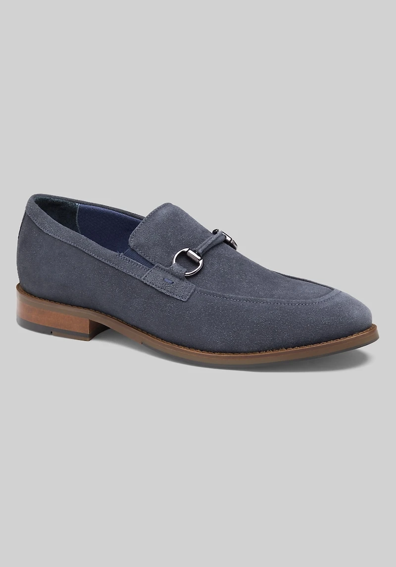 Johnston & Murphy Men's XC Flex Landry Bit Moc Toe Loafers at Jos. A. Bank, Blue/Navy