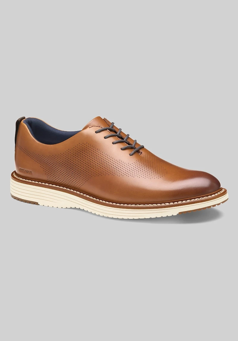 Johnston & Murphy Men's Upton One-Piece Perfed Plain Toe at Jos. A. Bank, Tan