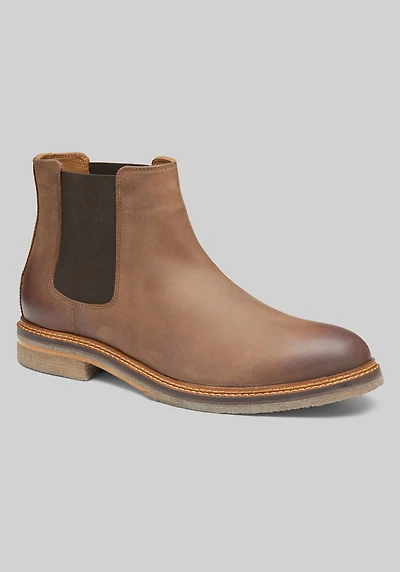 Johnston & Murphy Men's Calder Chelsea Boots at Jos. A. Bank, Brown