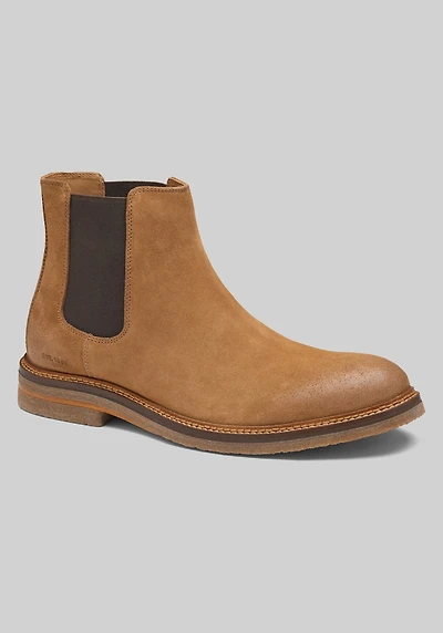 Johnston & Murphy Men's Calder Chelsea Boots at Jos. A. Bank, Brown/Walnut