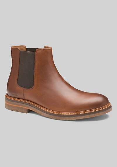 Johnston & Murphy Men's Calder Chelsea Boots at Jos. A. Bank, Brown/Mahogany