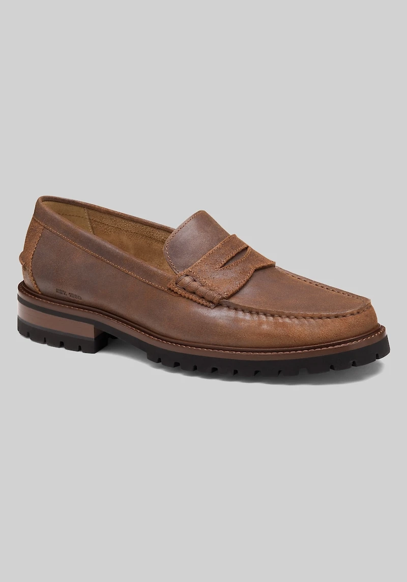 Johnston & Murphy Men's Collier Penny Moc Toe Loafers at Jos. A. Bank, Brown
