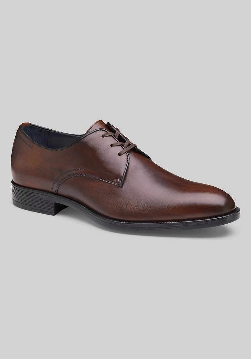 Johnston & Murphy Men's Flynch Plain Toe Oxfords at Jos. A. Bank, Brown/Mahogany