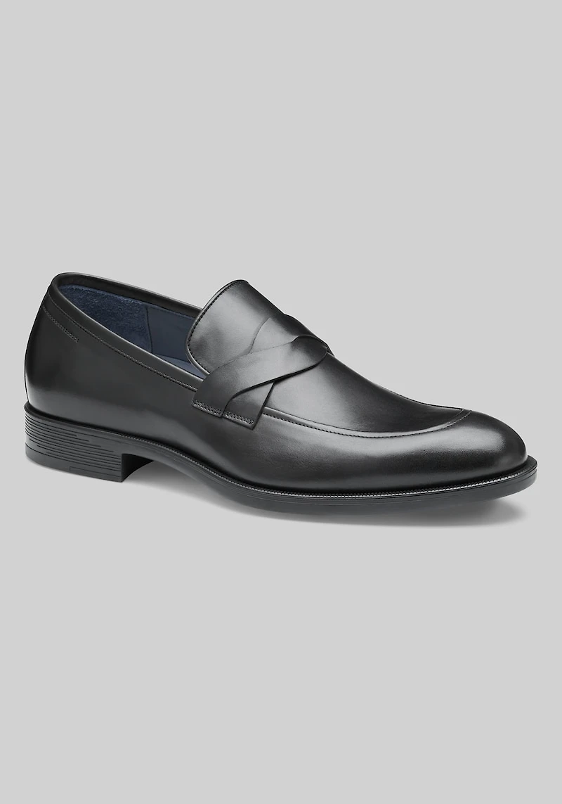 Johnston & Murphy Men's Flynch Braided Strap Loafers at Jos. A. Bank, Black