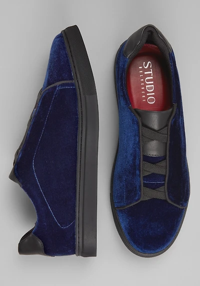 Belvedere Men's Eros Formal Sneakers at Jos. A. Bank, Blue/Midnight