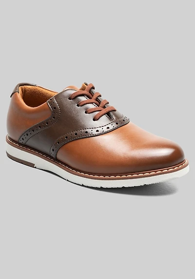 Florsheim Men's Vibe Jr. Boys Saddle Shoes at Jos. A. Bank, Cognac/Brown