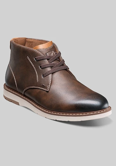 Florsheim Men's Vibe Jr. Boys Plain Toe Chukka Boots at Jos. A. Bank, Brown Ch