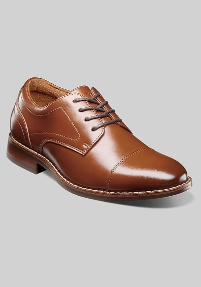 Florsheim Men's Rucci Jr. Boys Cap Toe Oxfords at Jos. A. Bank, Brown/Cognac