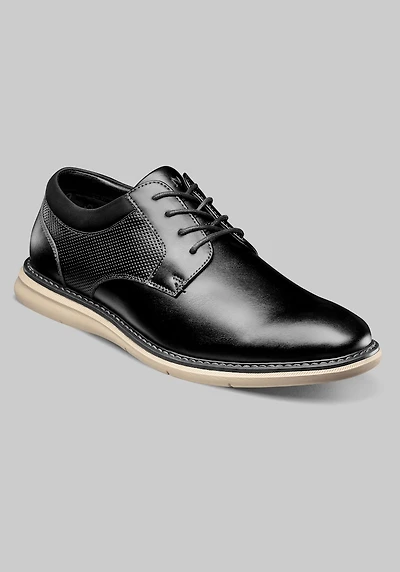 Nunn Bush Men's Chase Plain Toe Oxfords at Jos. A. Bank, Black/White