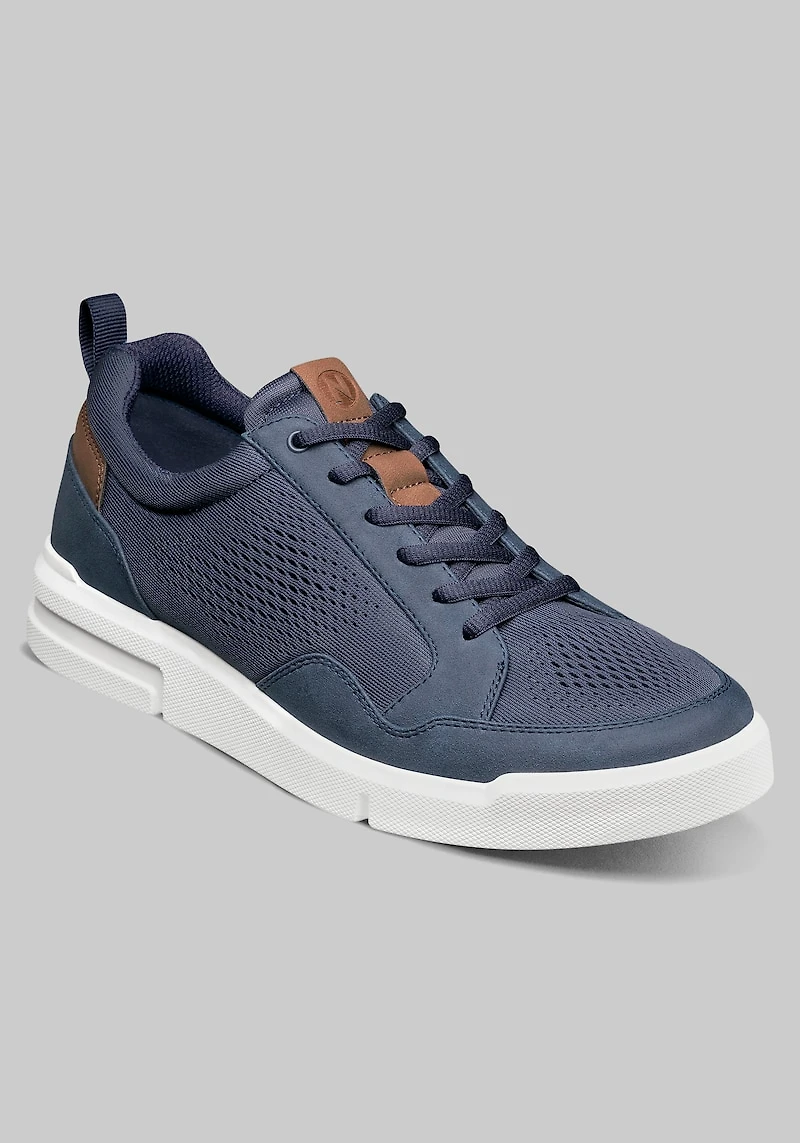 Nunn Bush Men's KORE City Rally Mesh Moc Toe Sneakers at Jos. A. Bank, Blue/Navy