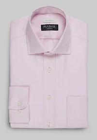 Men's Reserve Collection Tailored Fit Spread Collar Herringbone Pattern Dress Shirt at Jos. A. Bank, Light Pink