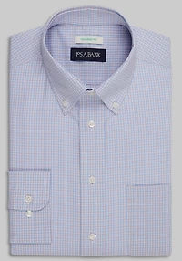 Men's Jos. A. Bank Tailored Fit Button-Down Collar Plaid Dress Shirt at Jos. A. Bank, Red