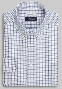 Men's Jos. A. Bank Traditional Fit Windowpane Plaid Dress Shirt at Jos. A. Bank, Blue/Navy