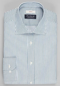 Men's Jos. A. Bank Slim Fit Bengal Stripe Dress Shirt at Jos. A. Bank, Green