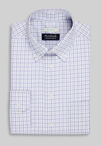 Men's Jos. A. Bank Tailored Fit Clean Check Dress Shirt at Jos. A. Bank, Light Purple