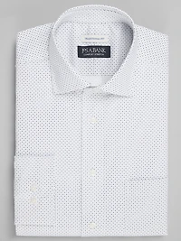 Men's Jos. A. Bank Traditional Fit Spread Collar Arrow Dress Shirt at Jos. A. Bank, Cream/White