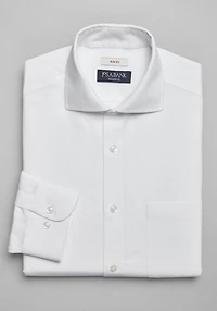 Men's Reserve Collection Slim Fit Cutaway Collar Solid Dress Shirt at Jos. A. Bank, Cream/White
