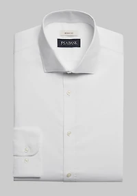 Men's Jos. A. Bank Skinny Fit Solid Dress Shirt at Jos. A. Bank, Cream/White