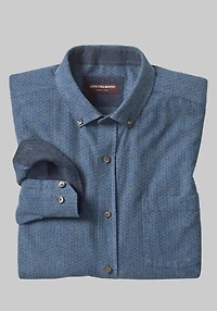 Men's Johnston & Murphy Tailored Fit Corduroy Shirt at Jos. A. Bank, Blue