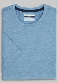 Men's Traveler COOLMOTION Tailored Fit Cool Tech Crew Neck Shirt at Jos. A. Bank, Blue