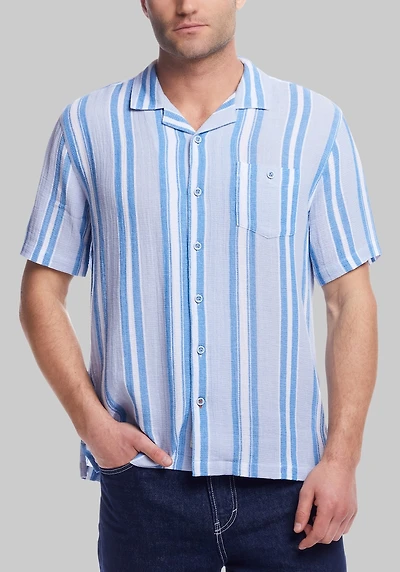 Men's Weatherproof Vintage Traditional Fit Waffle Woven Shirt at Jos. A. Bank, Light Grey