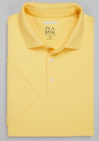 Men's Jos. A. Bank Tailored Fit Interlock Polo Shirt at Jos. A. Bank, Yarrow/Yellow