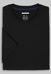 Men's Jos. A. Bank Tailored Fit Jersey Tee at Jos. A. Bank, Jet Black