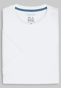Men's Jos. A. Bank Tailored Fit Jersey Tee at Jos. A. Bank, Cream/White