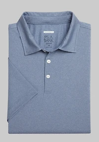 Men's Traveler Performance Tailored Fit Polo at Jos. A. Bank, Blue Horizon