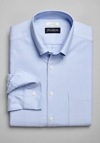 Men's Jos. A. Bank Tailored Fit Button-Down Collar Oxford Casual Shirt at Jos. A. Bank, Light Blue