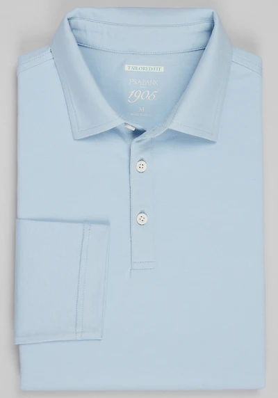 Men's 1905 Collection Tailored Fit Polo Shirt at Jos. A. Bank, Cashmere Blue,