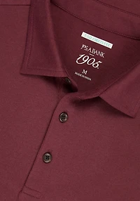 Men's 1905 Collection Tailored Fit Polo Shirt at Jos. A. Bank, Burgundy/Fig