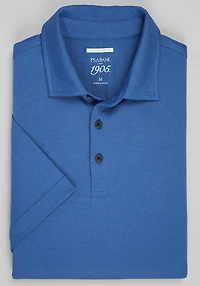 Men's 1905 Collection Tailored Fit Polo Shirt at Jos. A. Bank, Deja Vu Blue