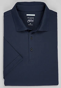 Men's 1905 Collection Tailored Fit Polo Shirt at Jos. A. Bank, Blue/Navy Blazer