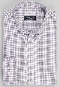 Men's Jos. A. Bank Traditional Fit Multi Grid Casual Shirt at Jos. A. Bank, Cream/White