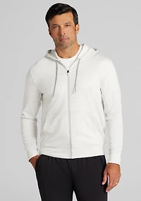 Men's Traveler® COOLMOTION Tailored Fit Zip Hoodie at Jos. A. Bank, Grey