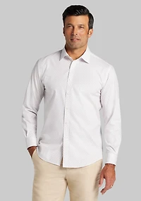 Men's Jos. A. Bank Tailored Fit Circle Dot Casual Shirt at Jos. A. Bank, Light Orange
