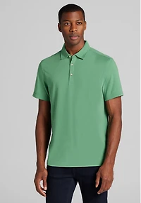 Men's 1905 Collection Tailored Fit Solid Polo Shirt at Jos. A. Bank, Deep Grass Green